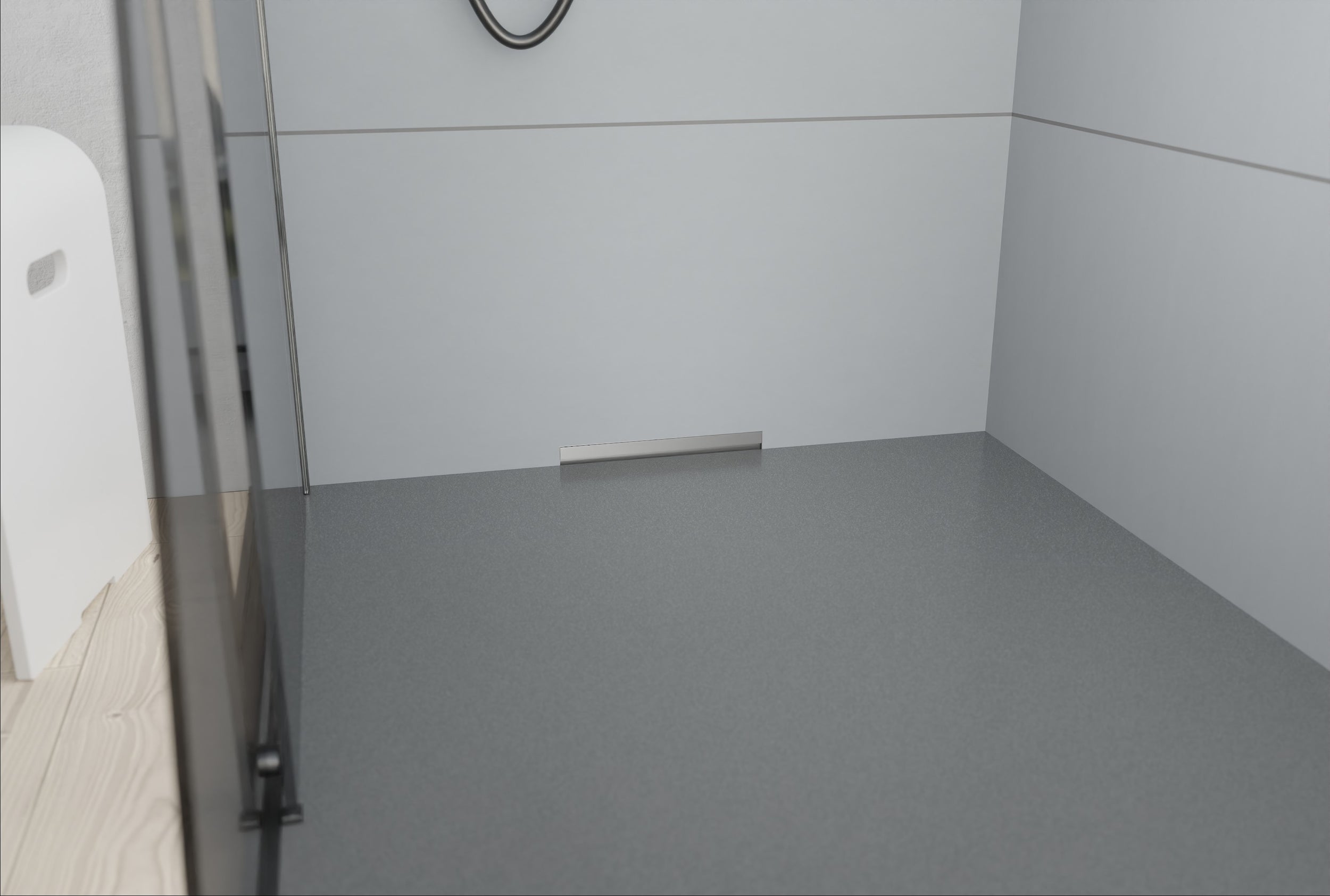 Siphon mural en acier inoxydable Siphon de douche WD-GT02