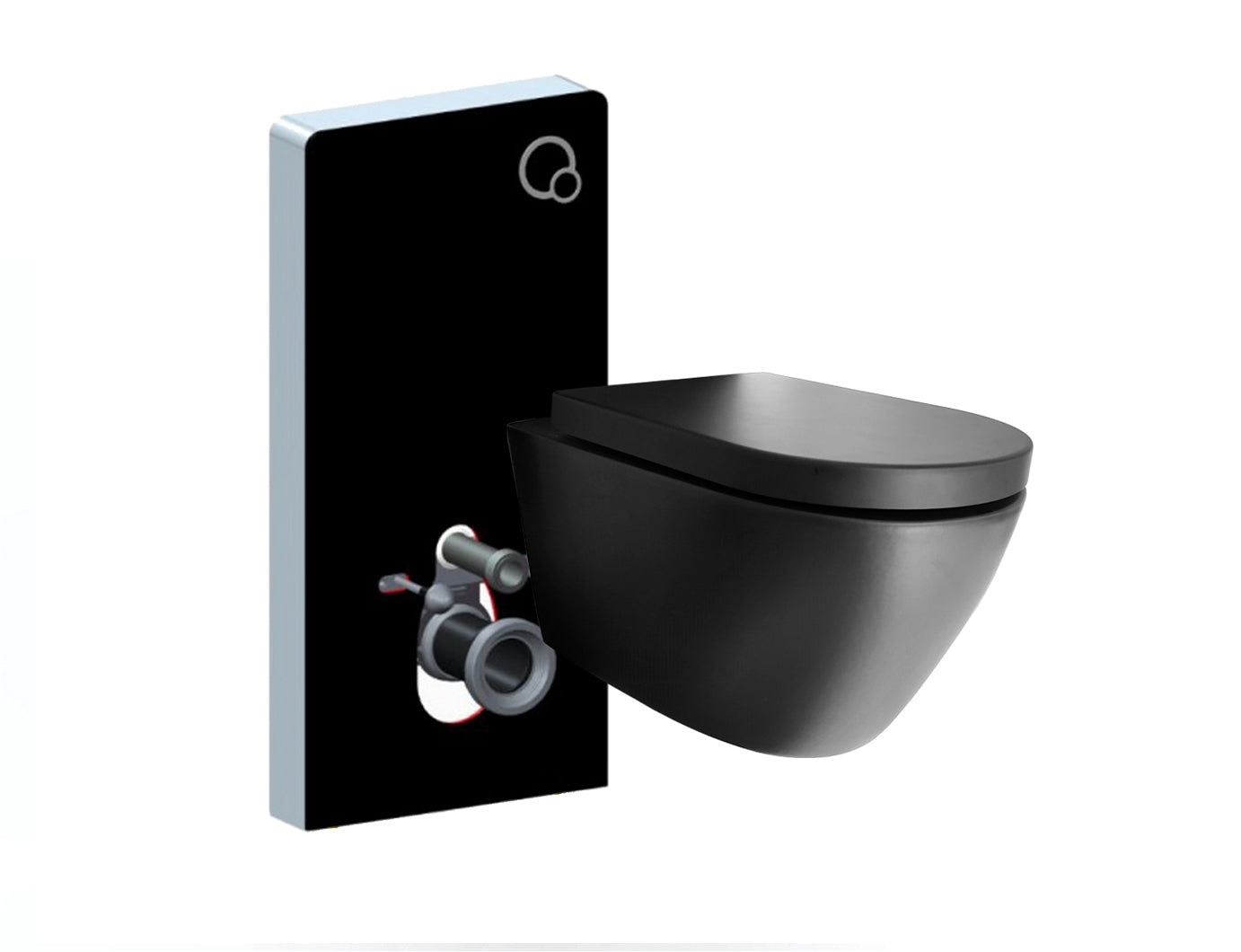 WC ensemble complet 45 : WC B-8030R Noir