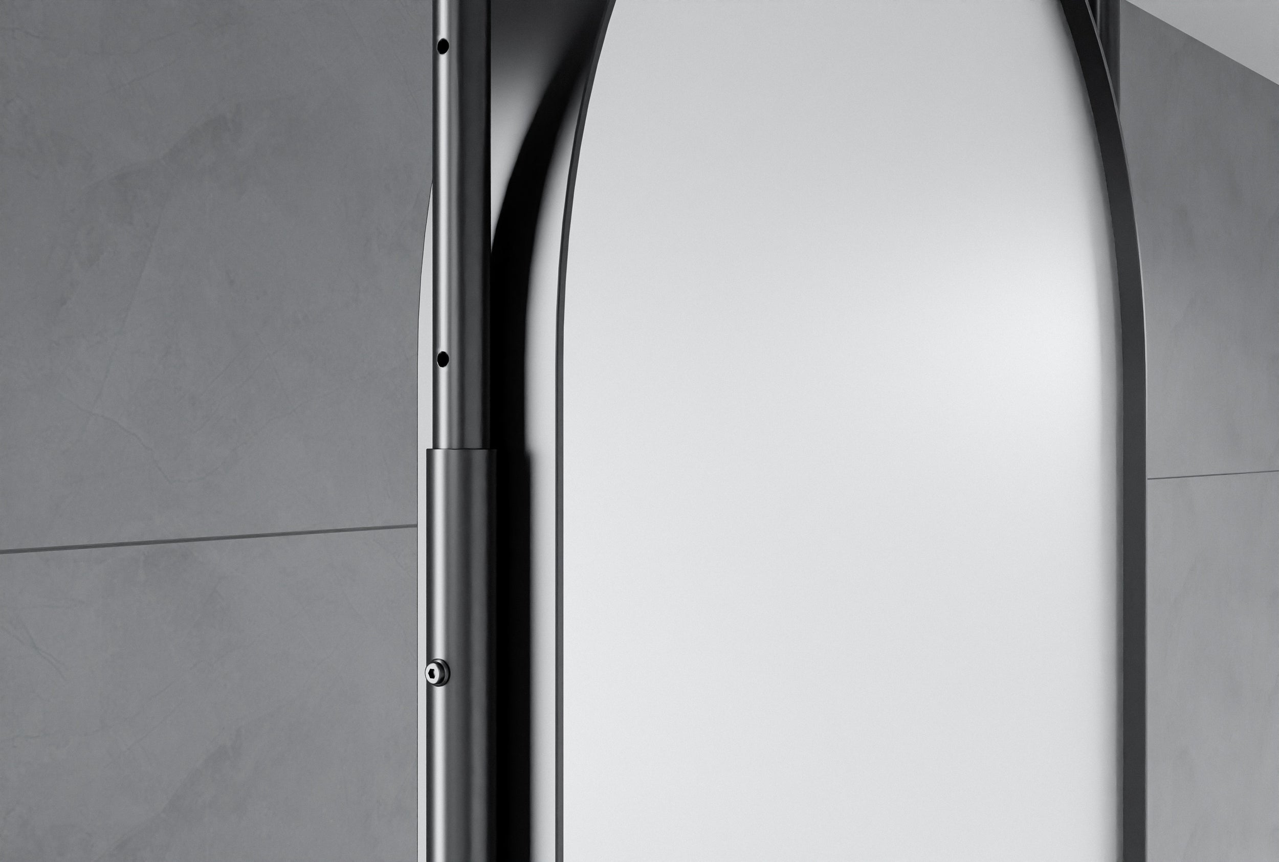 Miroir salle de bain suspendu ARCTIC ovale 60x100 cm