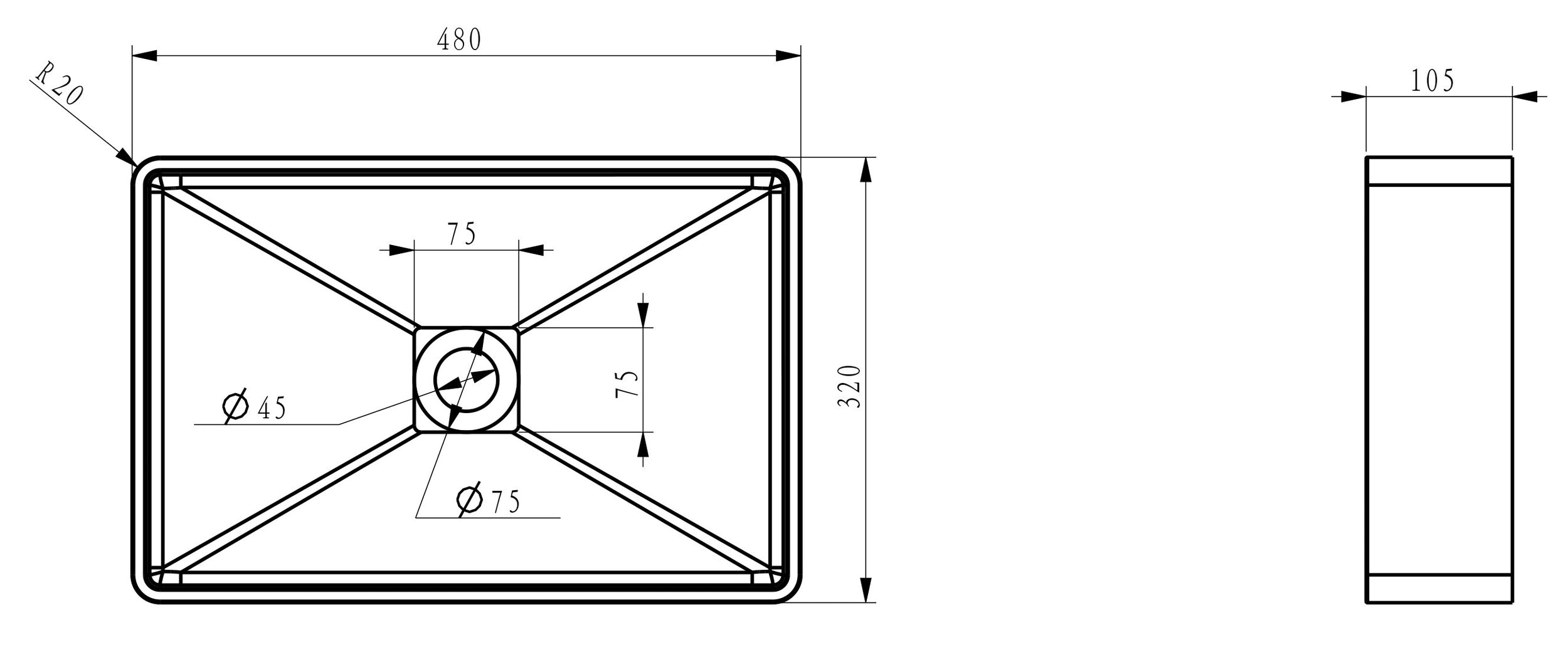 Lavabo à poser AQUA