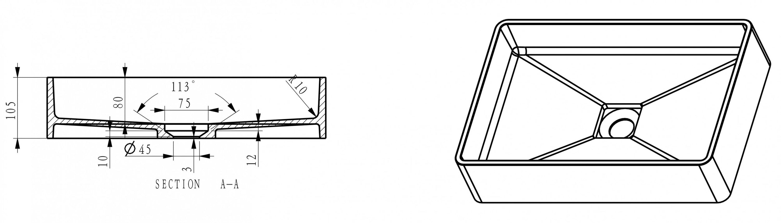 Lavabo à poser AQUA