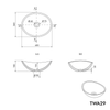 Vasque à poser TWA29