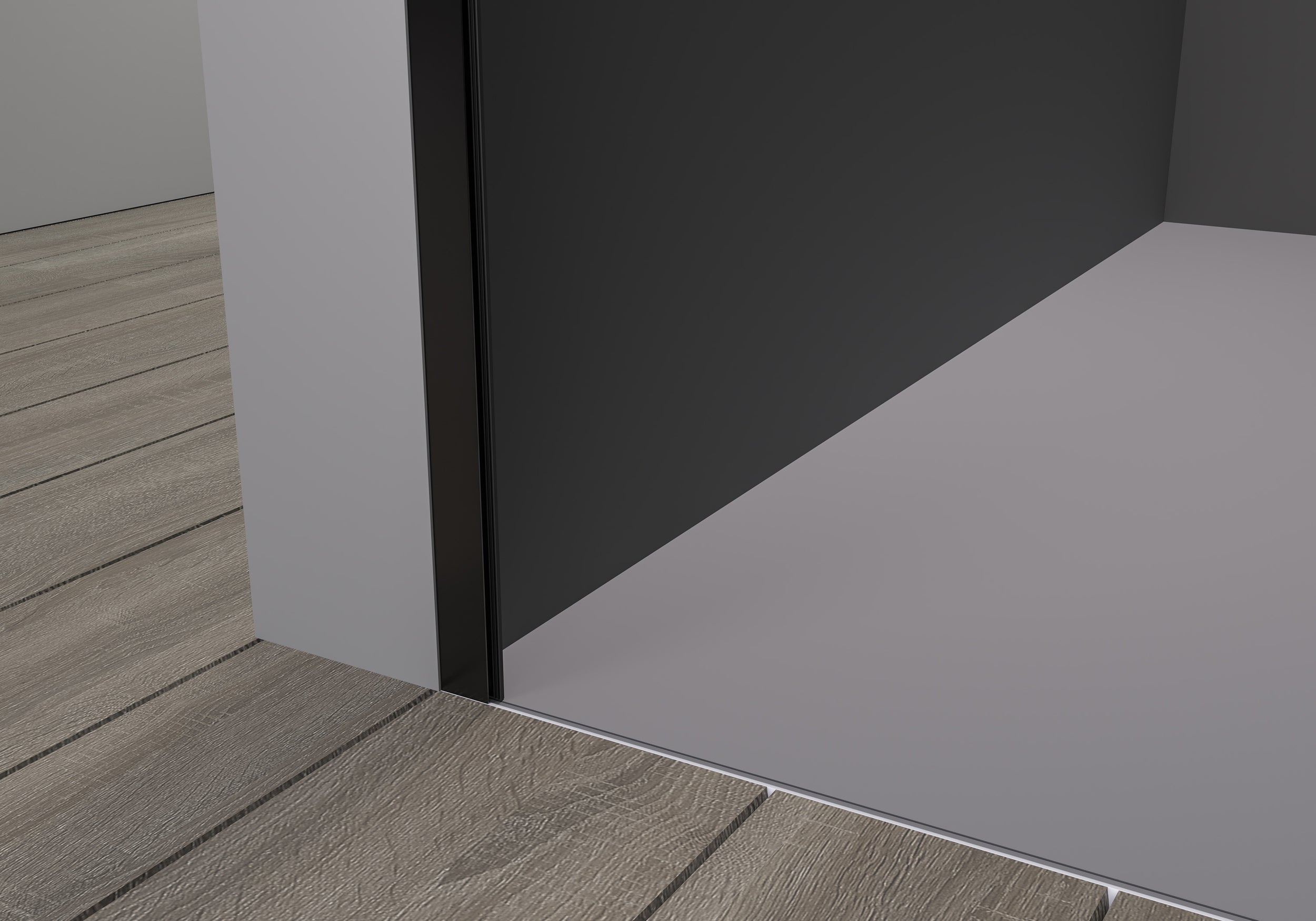 Porte de douche en niche coulissante Soft-Close DX906 FLEX