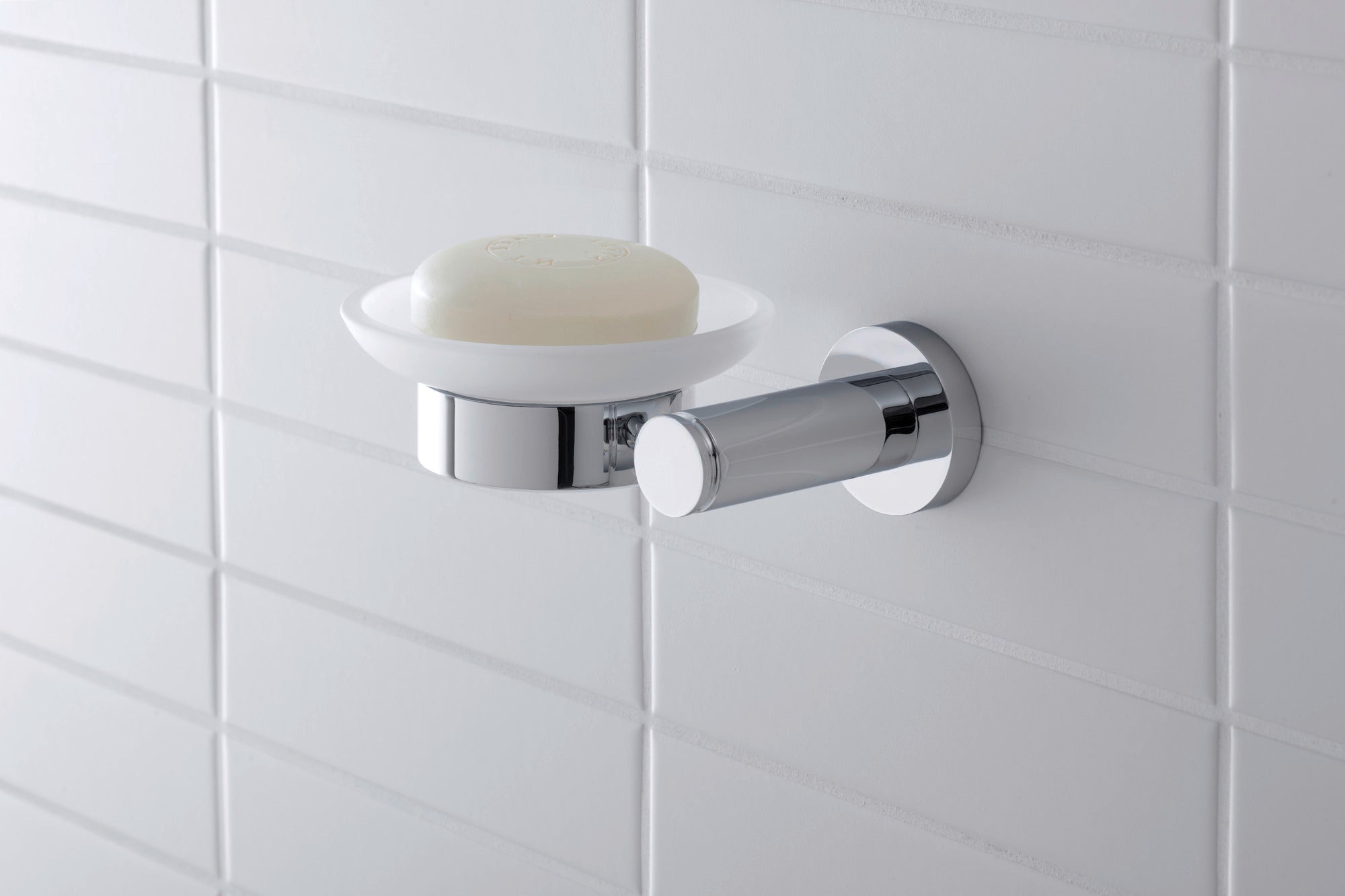 Duravit D-Code porte-savon Ø10 cm pour 1 savon