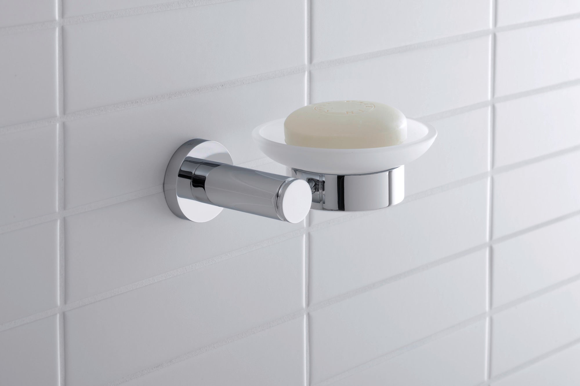 Duravit D-Code porte-savon Ø10 cm pour 1 savon