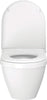 Duravit Abattant WC universel avec fermeture ralentie en blanc pour Starck 3
