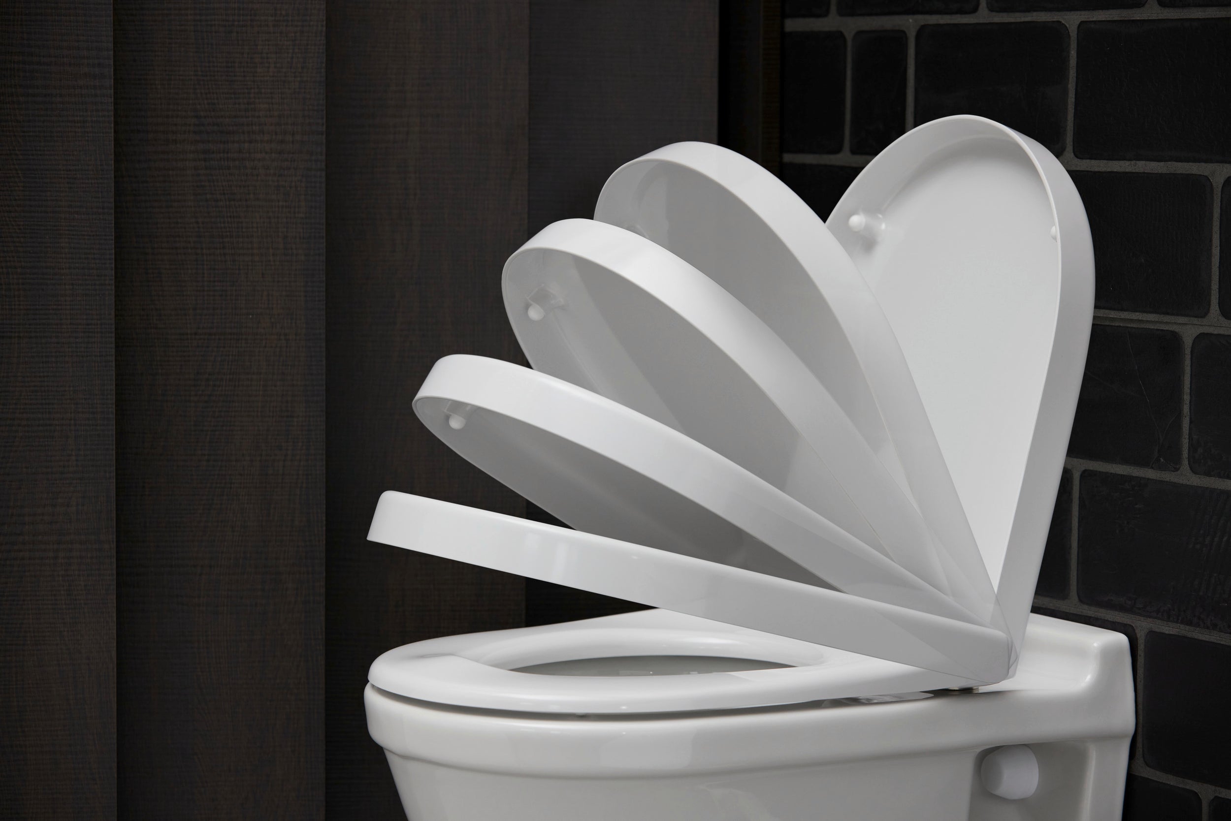 Duravit Abattant WC universel avec fermeture ralentie en blanc pour Starck 3