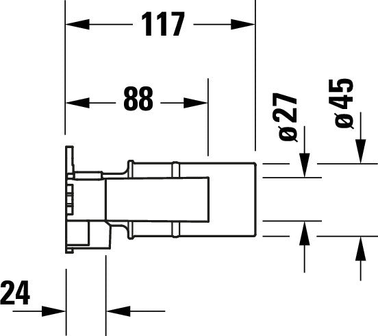 Duravit corps encastré
