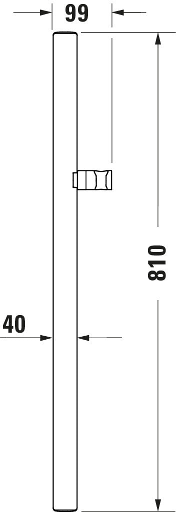 Duravit Universele douchestang
