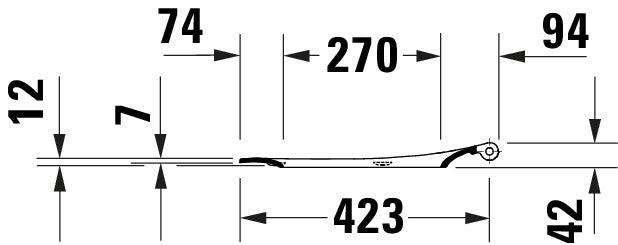Duravit Univavo abattant WC universel avec fermeture ralentie