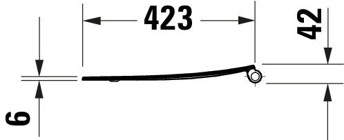Duravit Univavo abattant WC universel avec fermeture ralentie