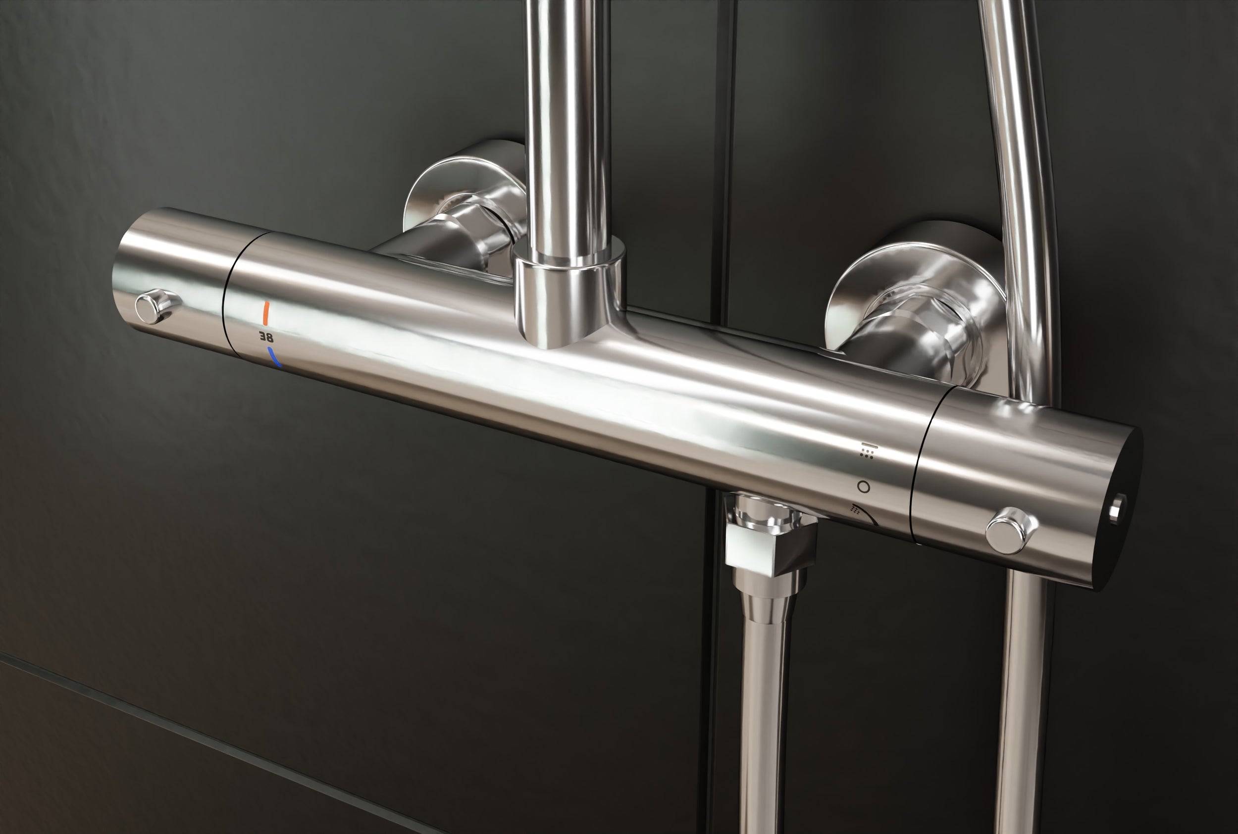 Colonne de douche design thermostat 4011 BASIC