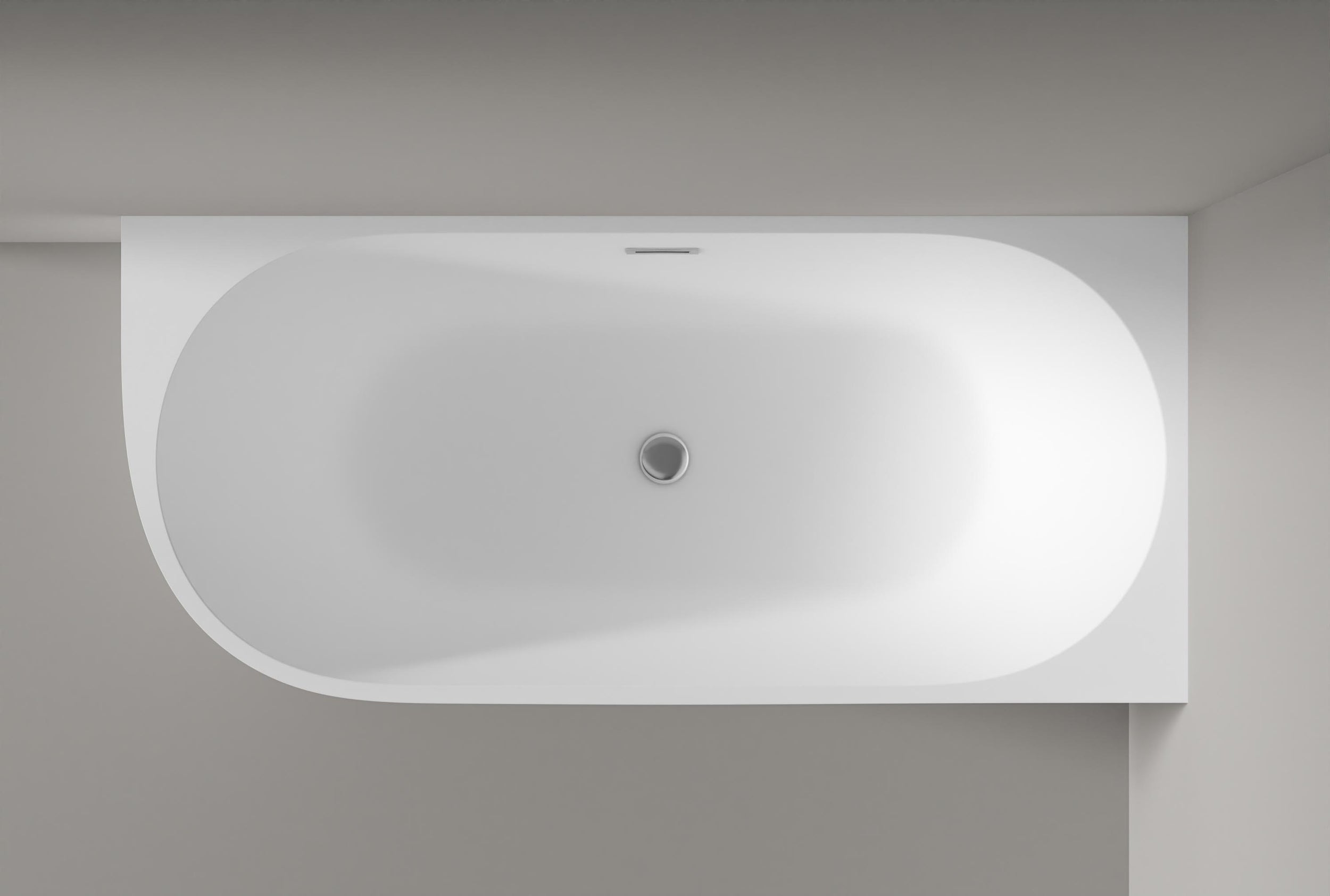 Baignoire d'angle semi ilot NOVA CORNER - Acrylique