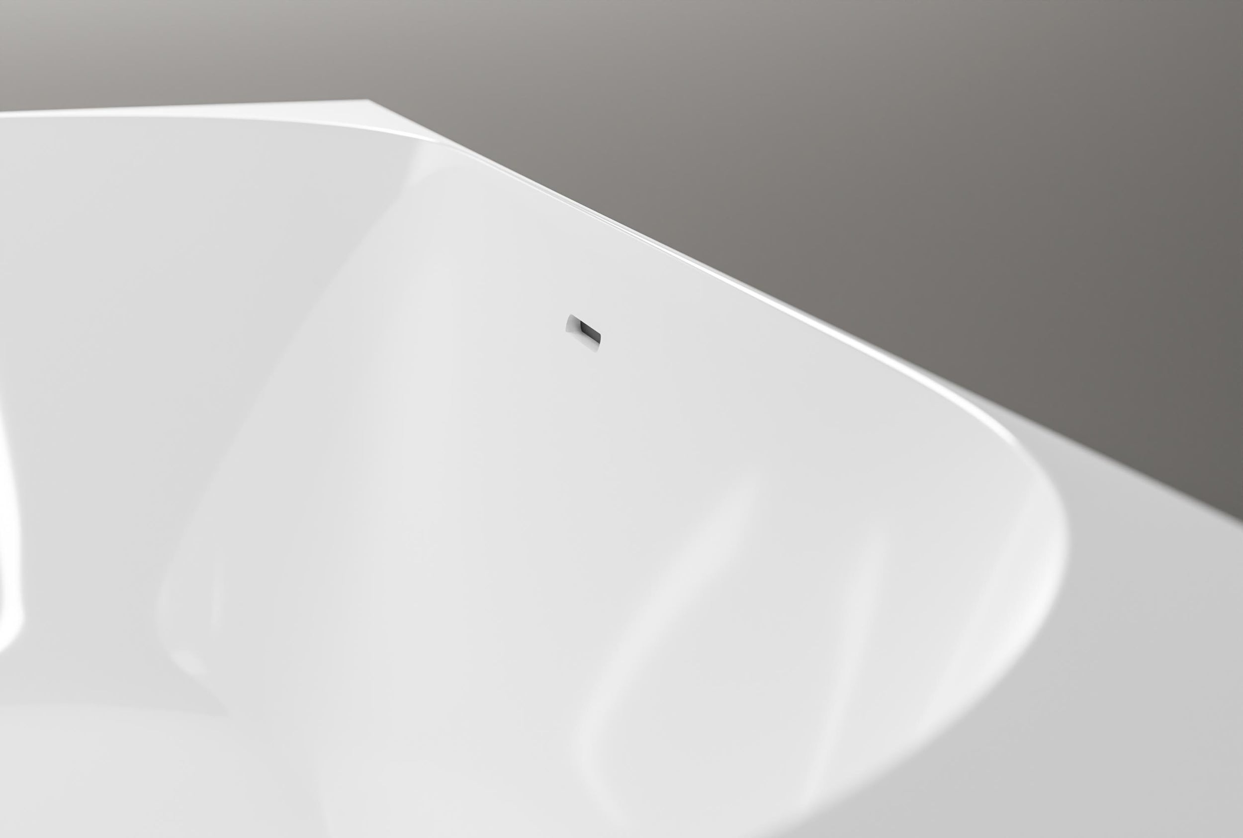 Baignoire d'angle semi-îlot NOVA SLIM LINE - Acrylique