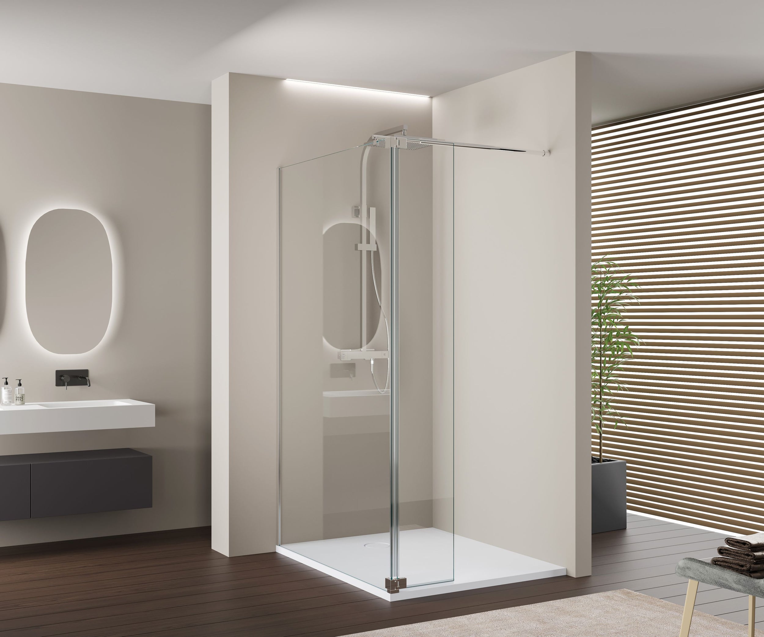 Paroi de douche Walk-In BERNSTEIN Nano NT109