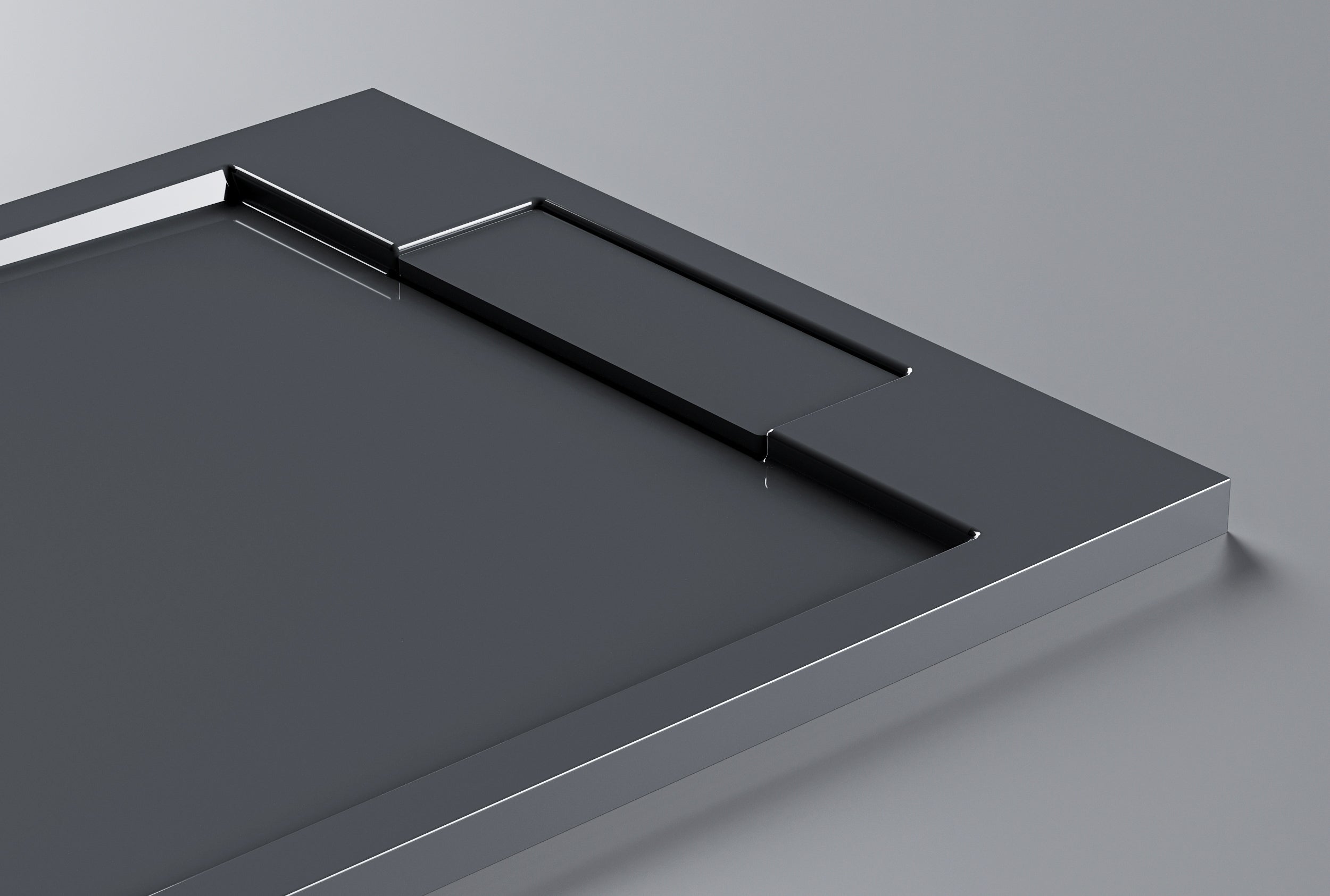 Douchebak in gegoten mineraalsteen