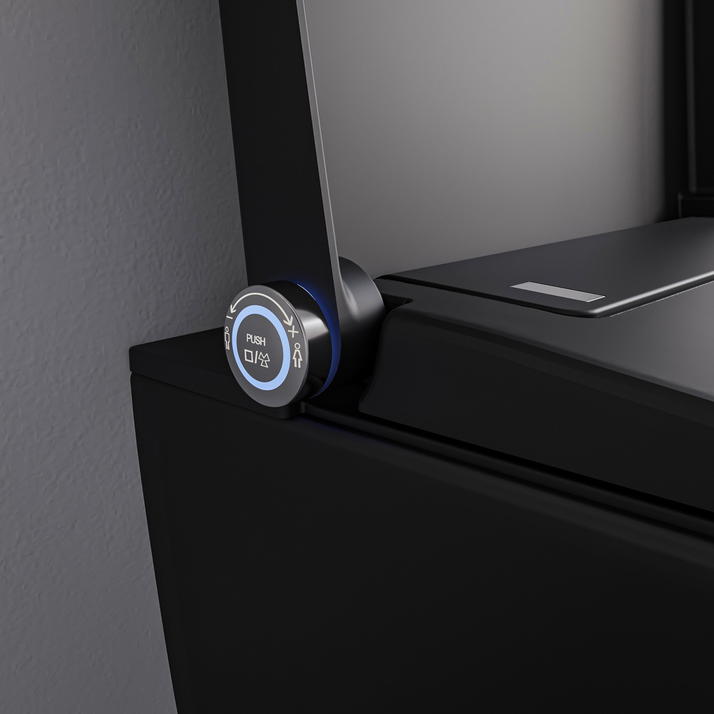 PREMIUM 1102 douchewc zwart mat