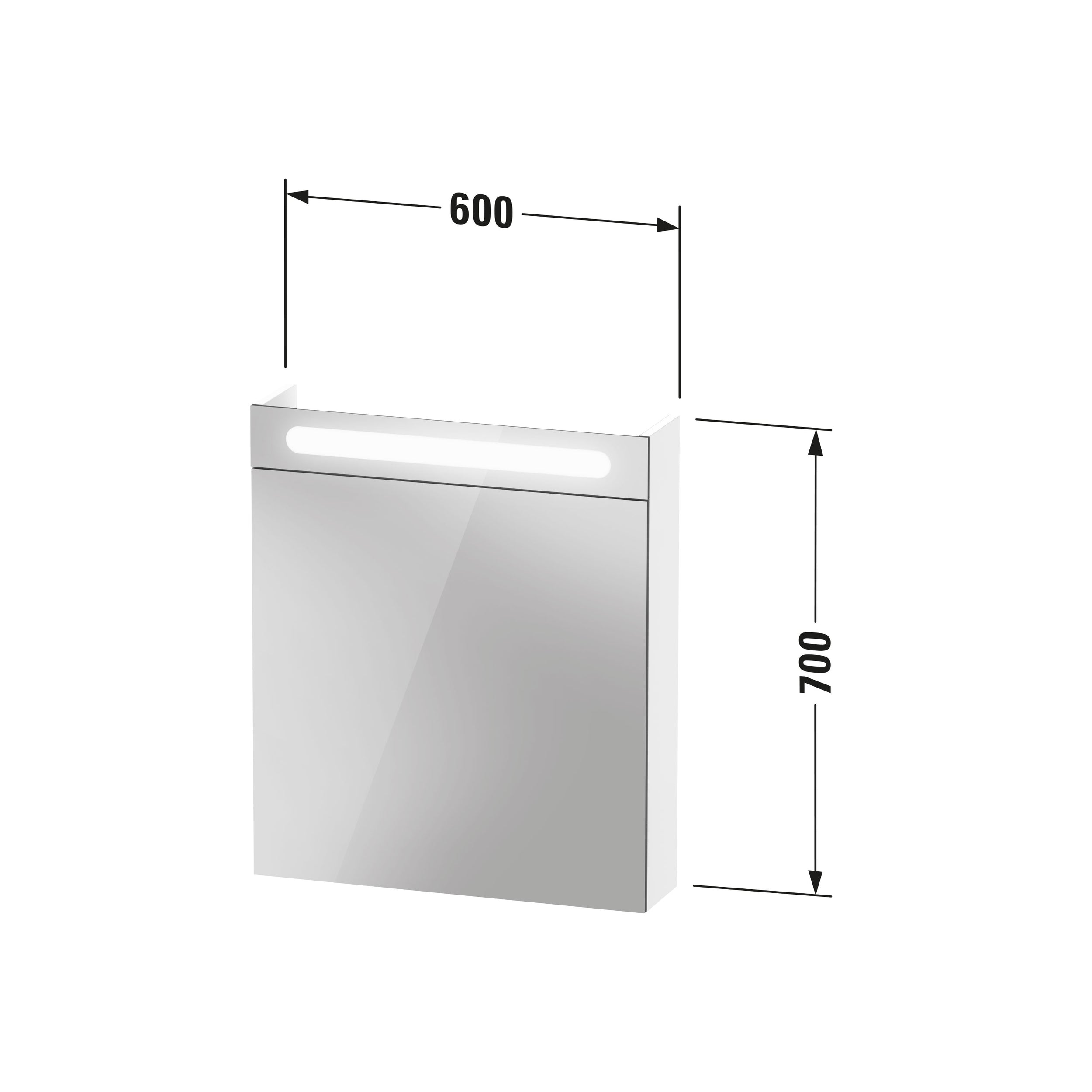 Duravit DuraPoint armoire de toilette 60 cm