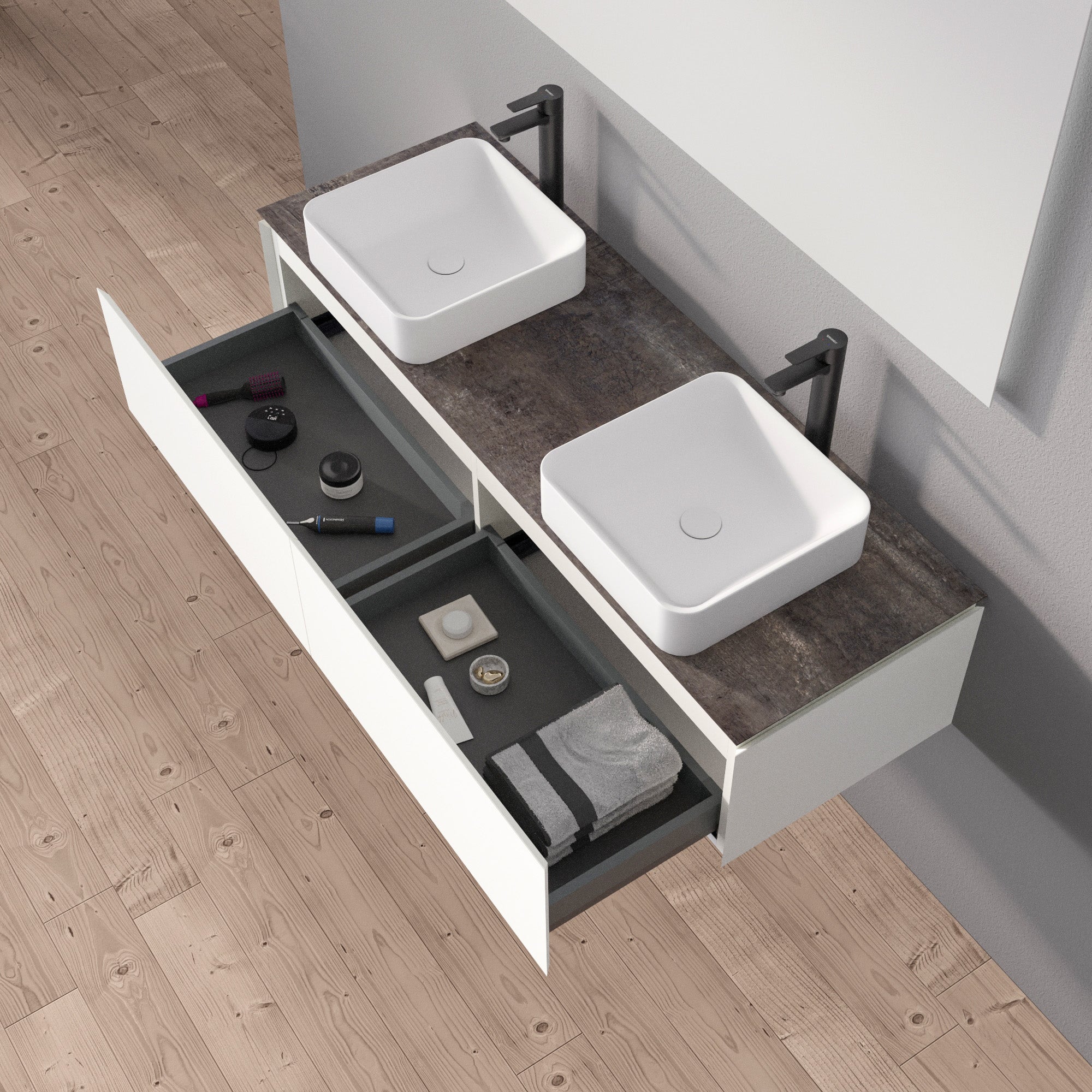 Meuble salle de bain SPRING 1500