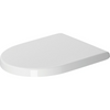 Duravit Abattant WC universel avec fermeture ralentie en blanc pour Starck 3