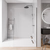 Paroi de douche à l'italienne EX102 - Verre nano 10 mm