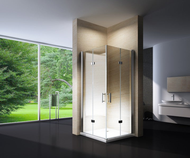 Foldable shower enclosure EX213 - 80 x 80 x 195cm + without shower tray