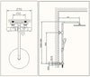 Colonne de douche design thermostat 4011 BASIC