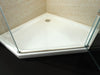 Pentagonal Shower Tray 100 x 100cm including waste fittings