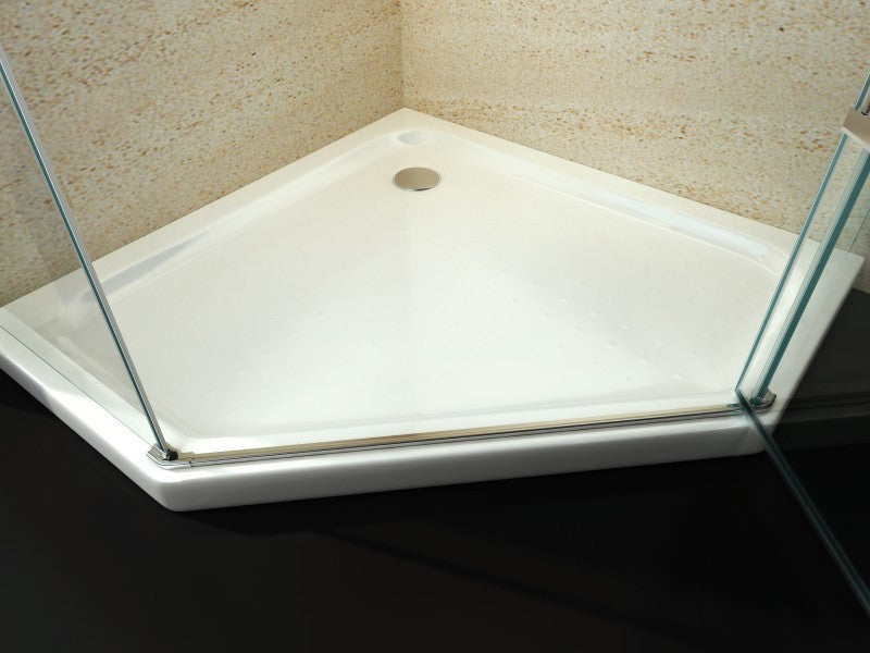 Pentagon shower cabin EX415 - 90 x 90 x 195cm - NANO coating - with shower tray