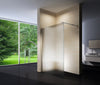 Shower enclosure Walk-In Nano real glass EX101 - frosted glass - width selectable