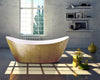 Freestanding bathtub SIENA - Gold Effect sanitary acrylic