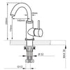 Robinet mitigeur pour lavabo 1434C-23