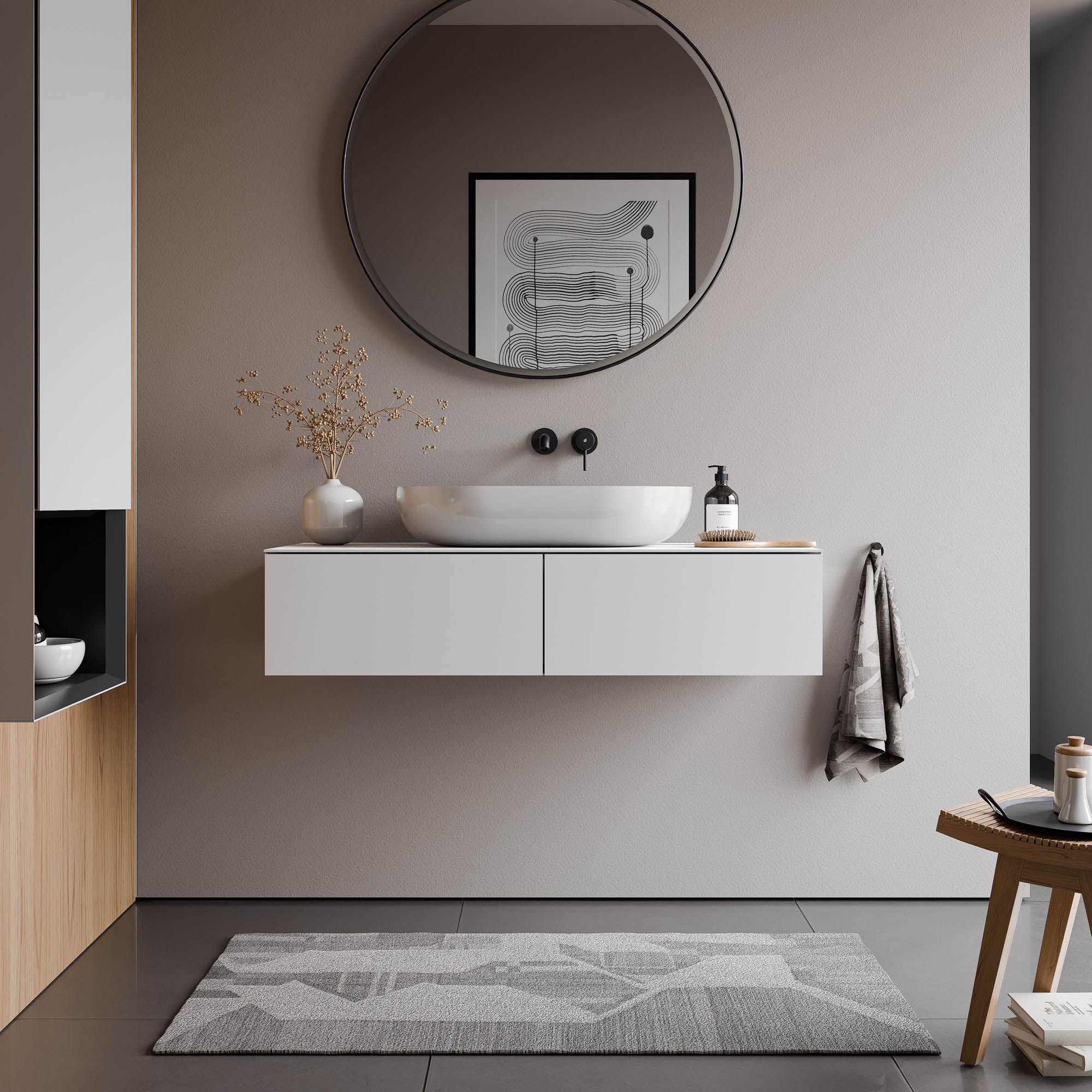 Meuble salle de bain ARCTIC 1200