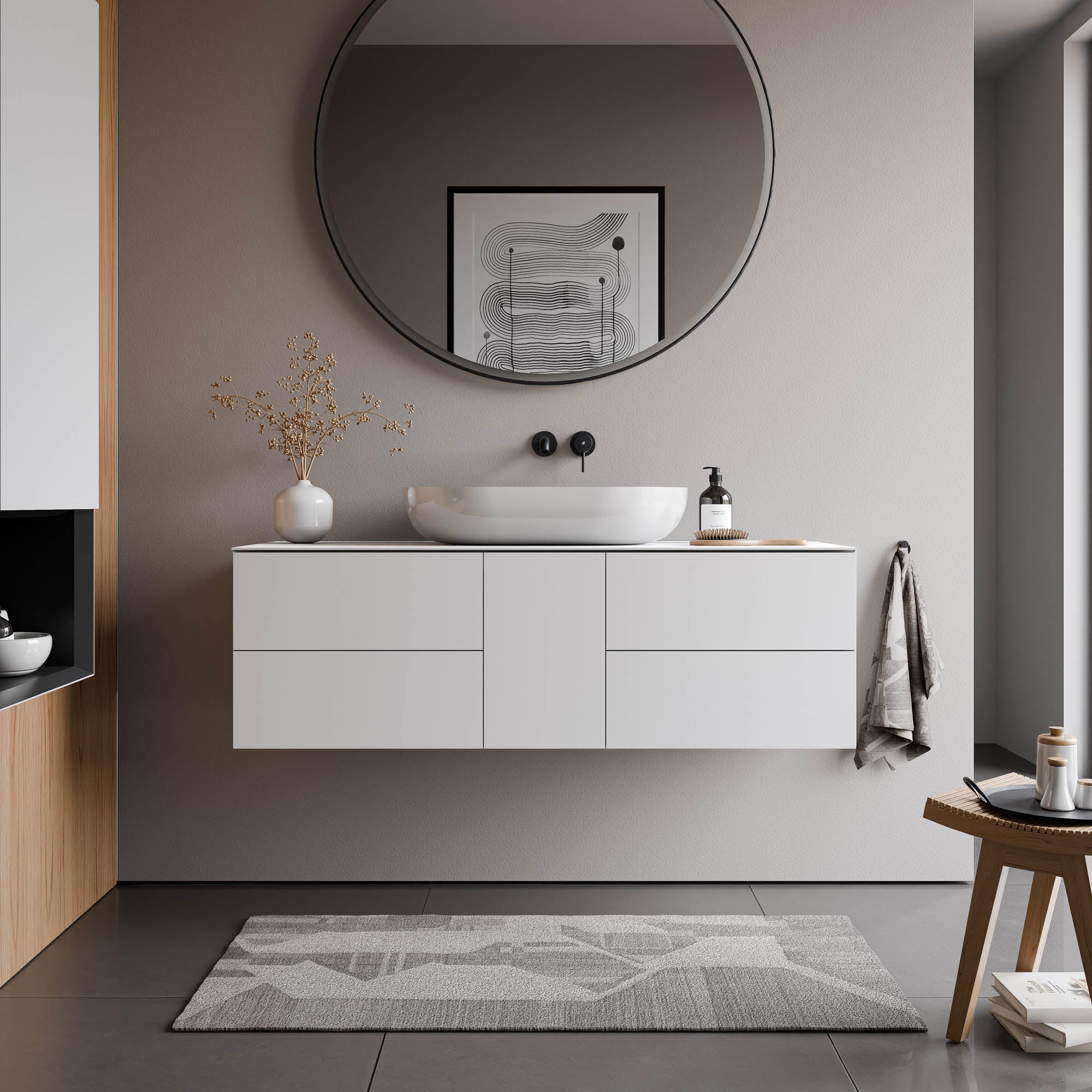 Meuble sous-lavabo ARCTIC 1400