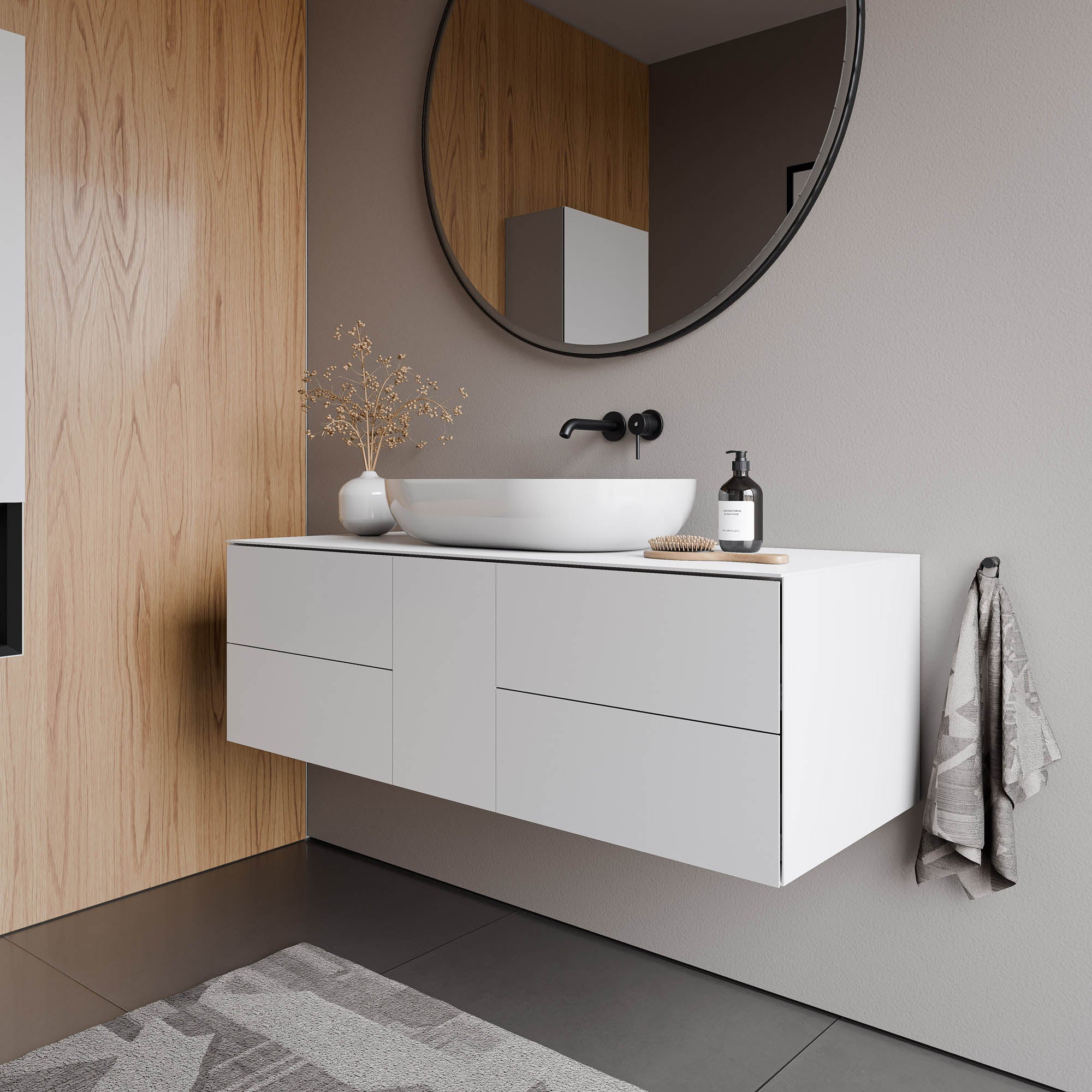 Meuble sous-lavabo ARCTIC 1400