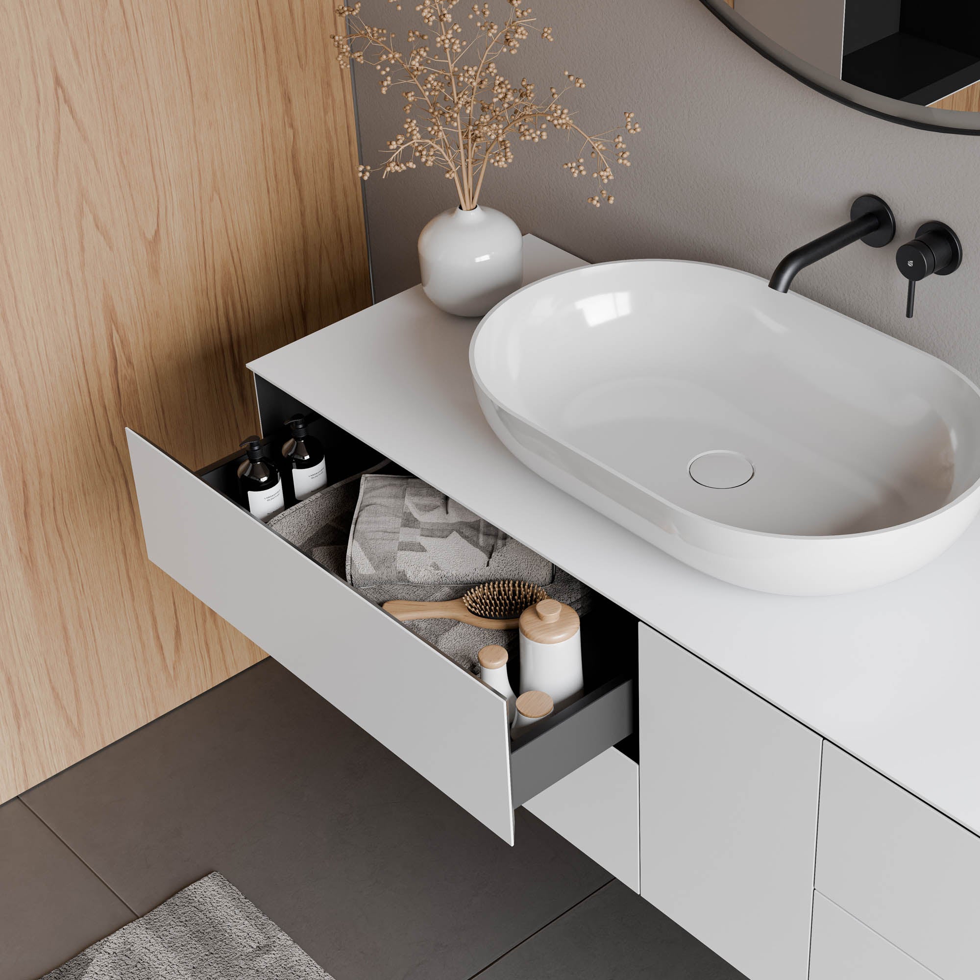 Meuble sous-lavabo ARCTIC 1400