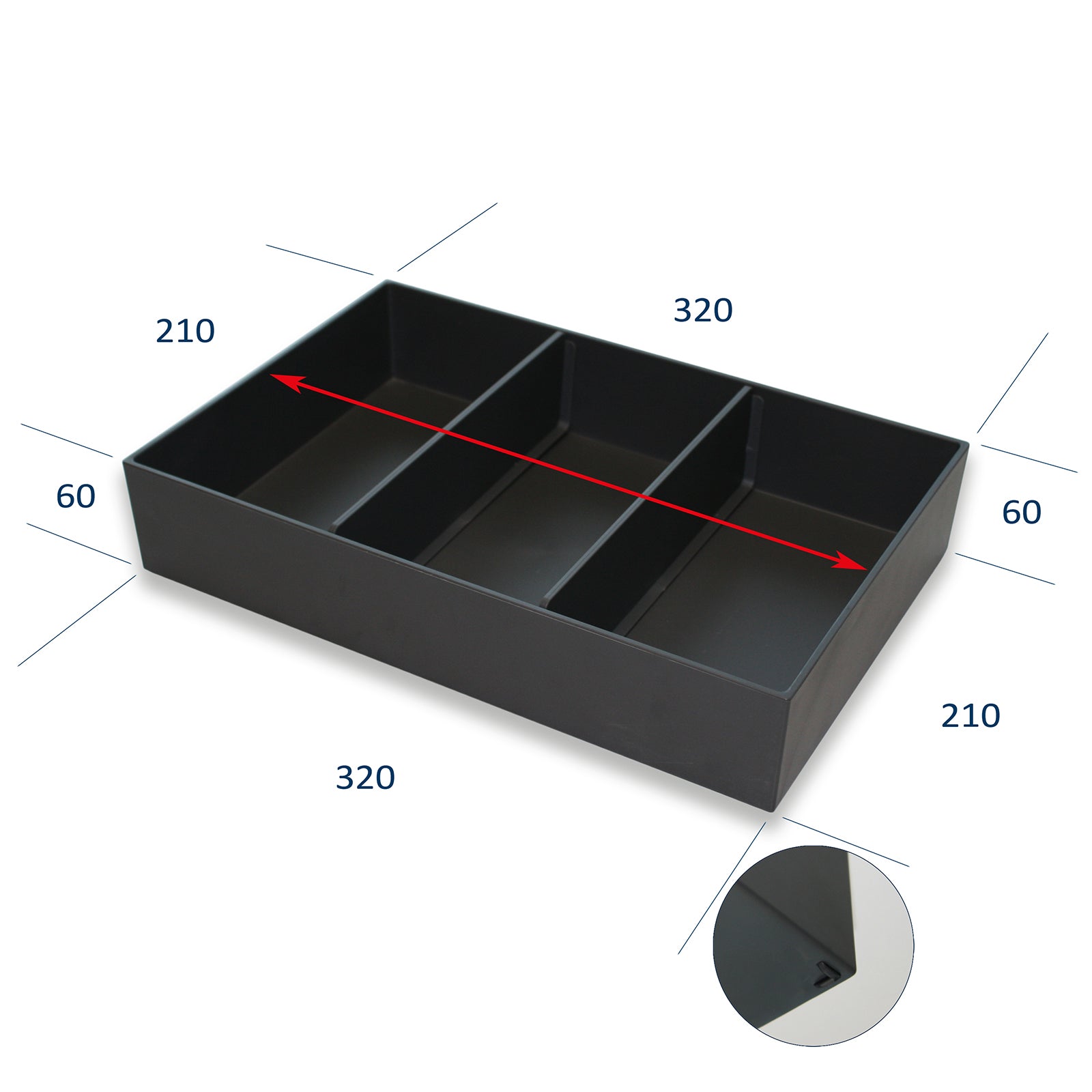 Lade-inzet cosmetica-inzet COMBI