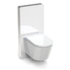 Ensemble complet - WC japonais lavant Basic 1102 blanc avec module sanitaire 805S blanc avec capteur