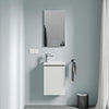 Gasten-wc badmeubelset TIM 40 cm met wastafel