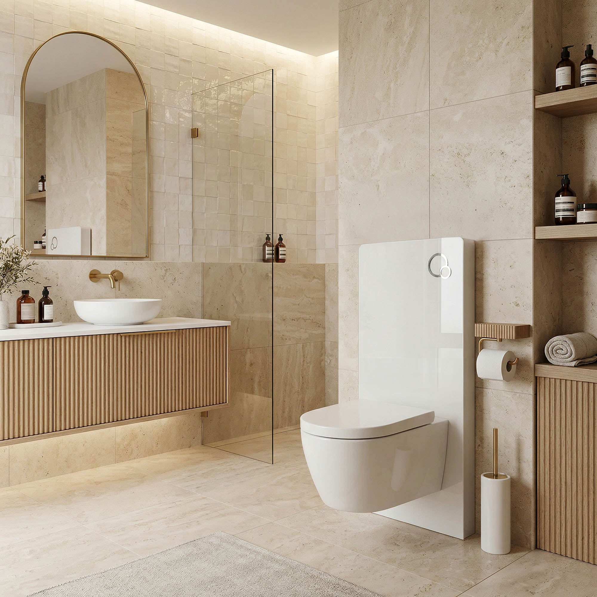 Module sanitaire 805 pour WC suspendu - blanc