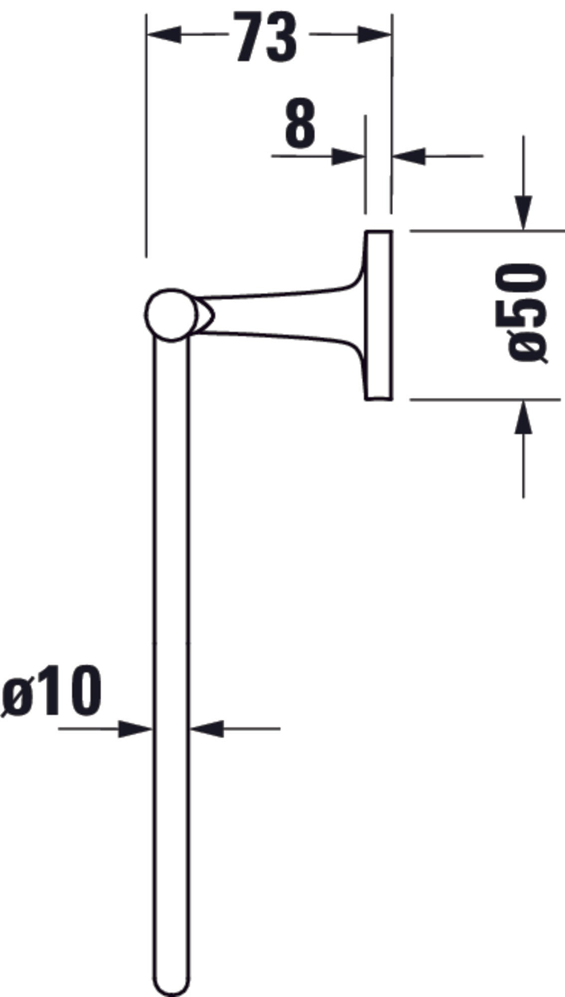 Duravit Starck T anneau porte-serviettes