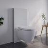 Ensemble complet - WC suspendu NT2039 Blanc avec siège Soft-Close & module sanitaire 805S Blanc