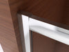 Cabine de douche d´angle, porte coulissante, en verre NANO EX506 transparent EX506 - 90 x 90 x 195