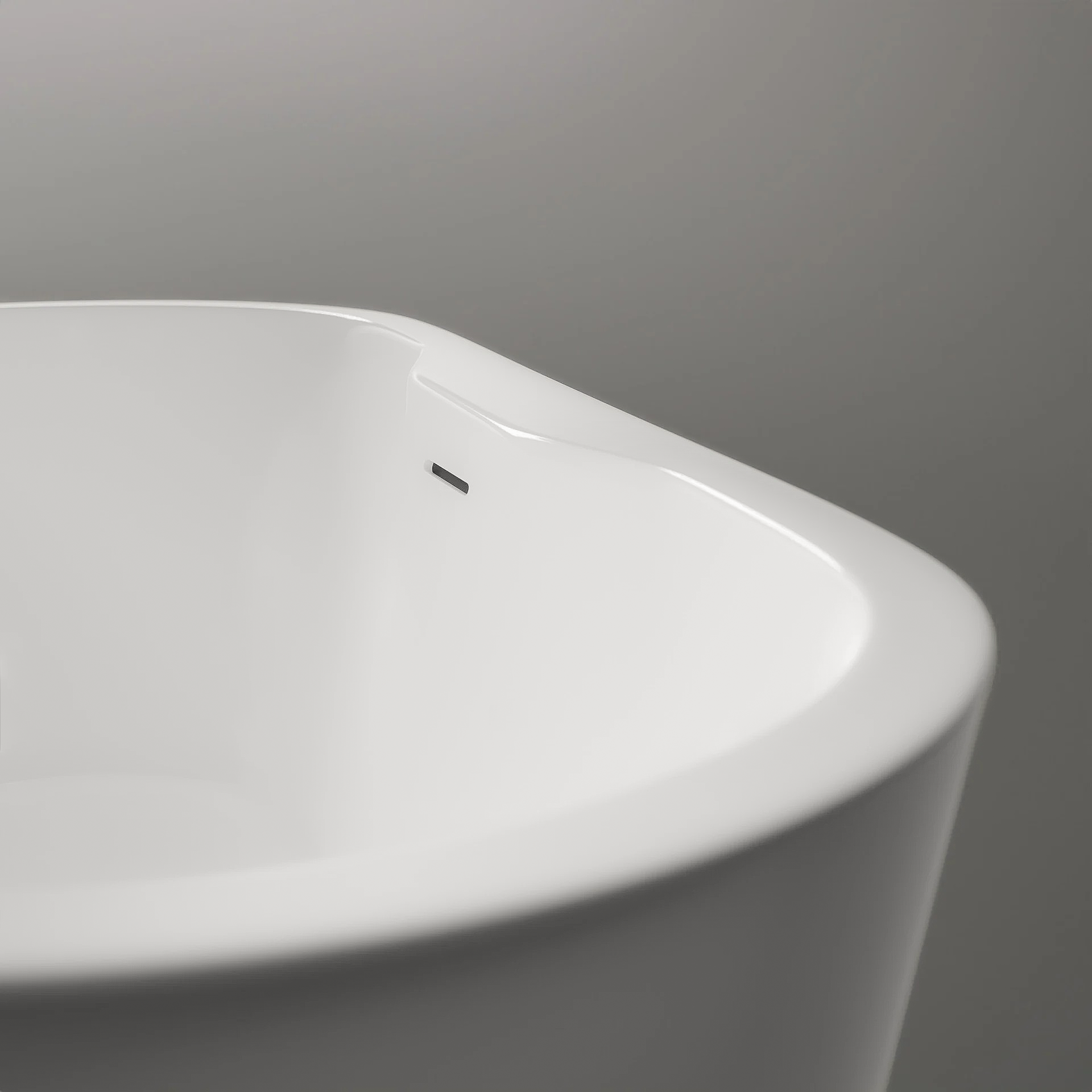 Freestanding Bathtub ROMA PLUS 2.0 Acrylic Matte White