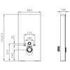 Compleet WC-pakket 39: WC B-8030R Zwart Mat