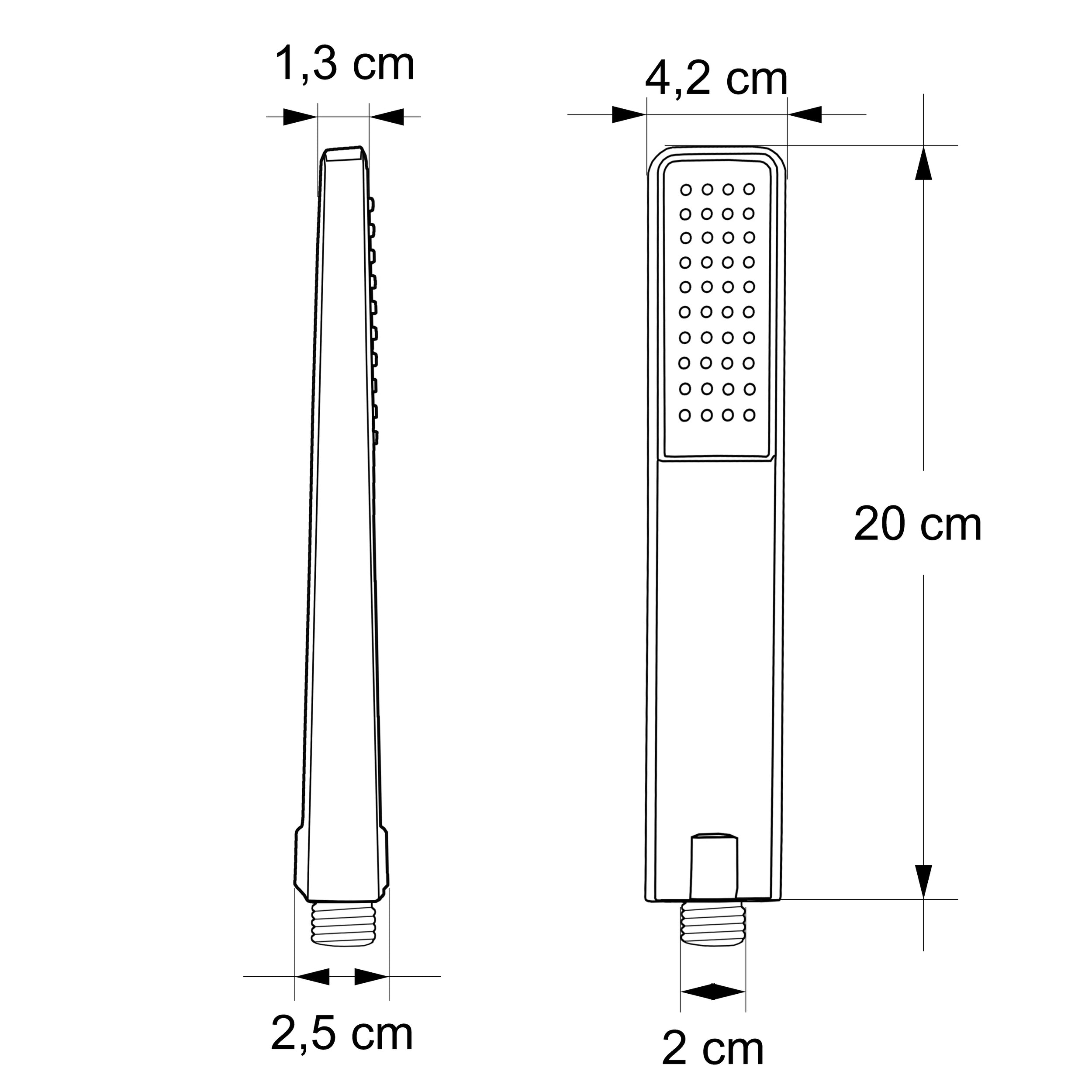 Handbrause Duschkopf Kopfbrause 8411C