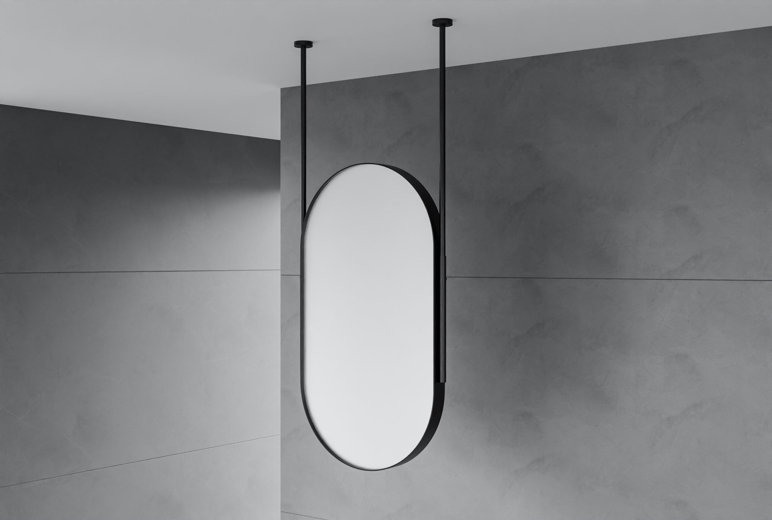 Hanging mirror ARCTIC oval