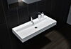 Wall-mounted washbasin Countertop washbasin BS6002 in cast marble