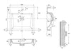 Wastafel voor wandmontage Aanrecht BS6049