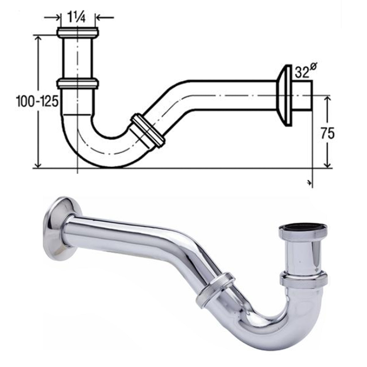 Bidet suspendu CH2019V - Accessoires en option